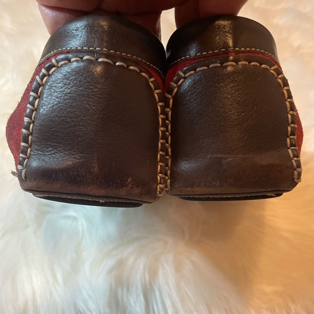 Cole Haan Red Suede Loafers for Men - Picture 5 of 8